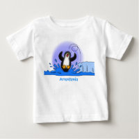 Niedliche Pinguin-Cartoon-Illustration