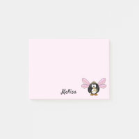 Niedliche Pinguin Fairy Princess vererben Ihren Na