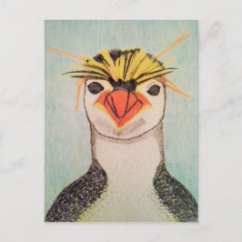 Niedliche Pinguin Illustration Postkarte