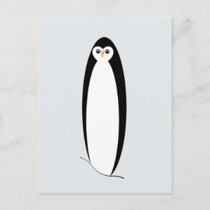 Niedliche Pinguin Postkarte