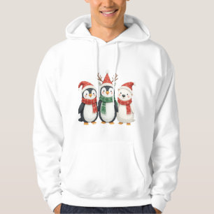Niedliche Pinguine Design Hoodie