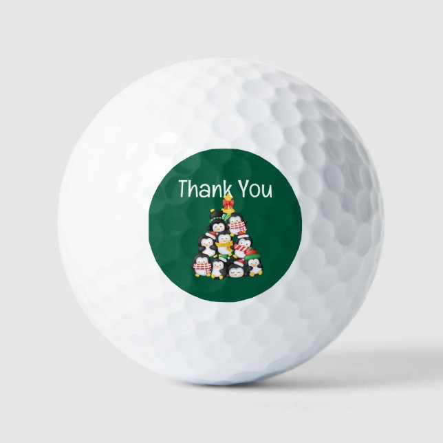 niedliche Pinguine Golfball (Vorderseite)