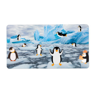 niedliche Pinguine im Antarktis