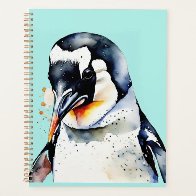 Niedliche Pinguine Planer (Vorderseite)