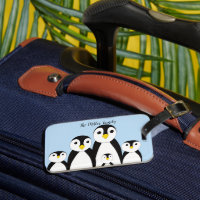 Niedliche Pinguinfamilie