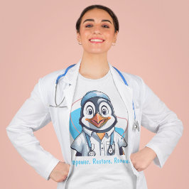 Niedliche Pinguingeschenke für Physiotherapeuten Ä T-Shirt