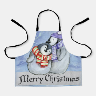 Niedliche Pinguinumarmungen Schürze