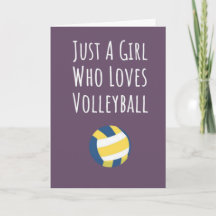 Niedliche Pink Volleyball Cards Mannschaftssportsp