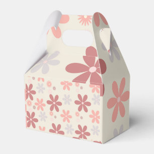 niedliche pinke Blume Geschenkschachtel