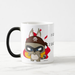 Niedliche Pirat Raccoon Verwandlungstasse
