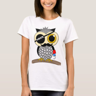 niedliche Pirateneule T-Shirt
