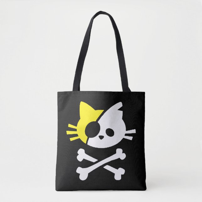Niedliche Piratenkatze Tasche (Vorderseite)