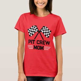 Niedliche Pit-Crew-Matching-Familie T-Shirt