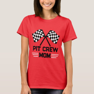 Niedliche Pit-Crew-Matching-Familie T-Shirt