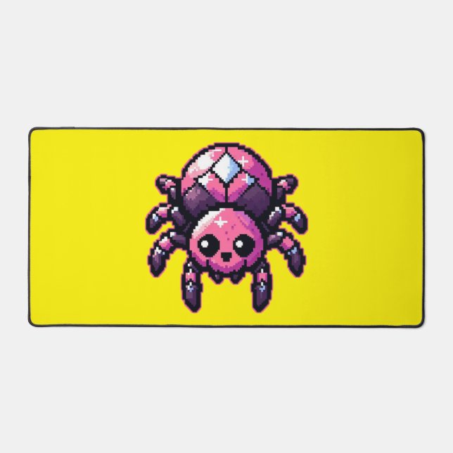 Niedliche Pixel Spiegelung Schreibtischunterlage (Vorderseite)