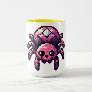 Niedliche Pixel Spiegelung Tasse