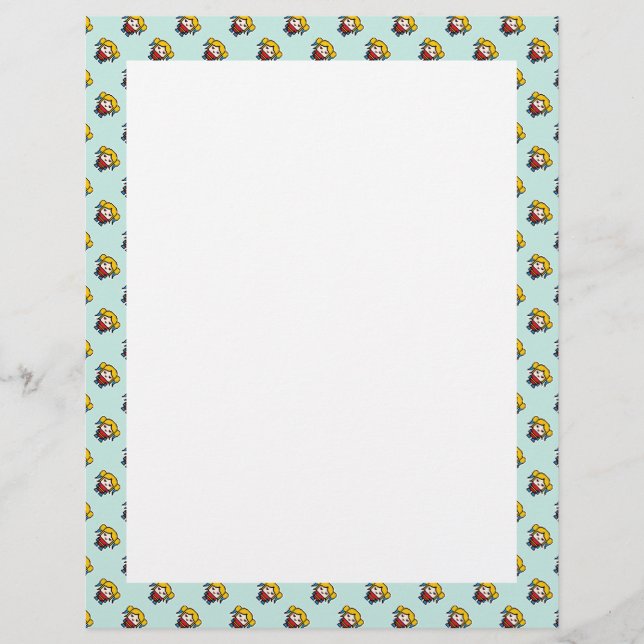 Niedliche pixelartige böse Frau (Vorderseite)