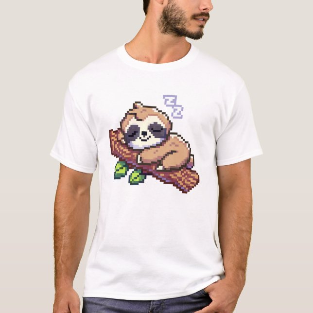 Niedliche Pixeldesign T-Shirt (Vorderseite)