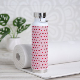 Niedliche pixelförmige Herzform Trinkflasche