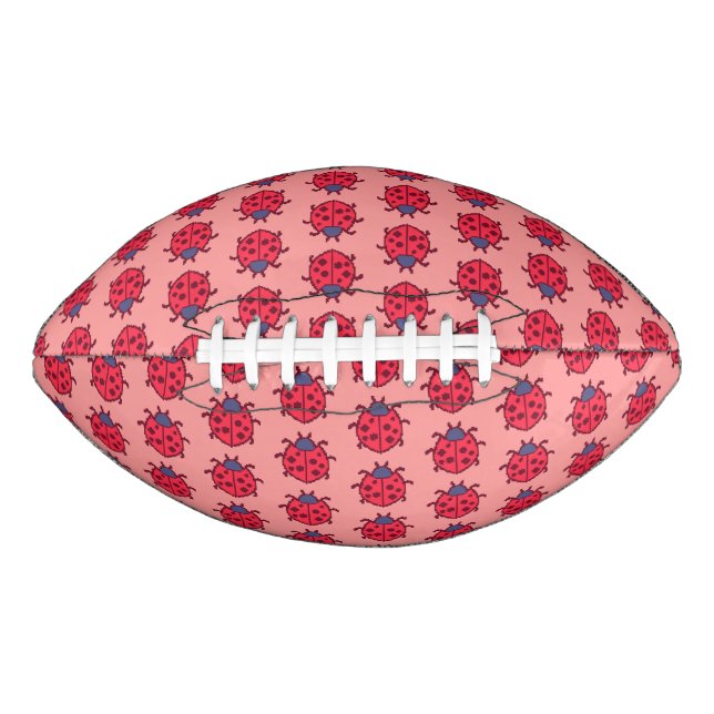 Niedliche, pixelige Herdkissen Football (Vorderseite)