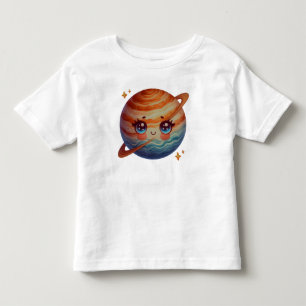 Niedliche Planet-Kinder Kleinkind T-shirt