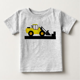 Niedliche Planiermaschine Baby T-shirt