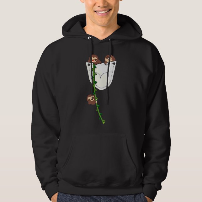 Niedliche Pocket Slots Hoodie (Vorderseite)