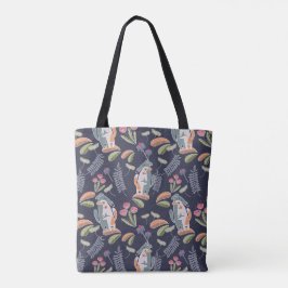 Niedliche Podenco und Galgo-Floral-Marine Tasche