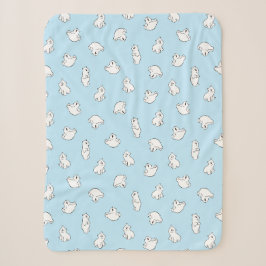 Niedliche Polar Bären Cubs - Icy Blue - Sherpadecke