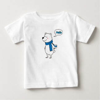 Niedliche Polar Bear Baby Dusche mit Liebe- süß T-shirt