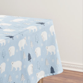 Niedliche Polarbären Tischdecke