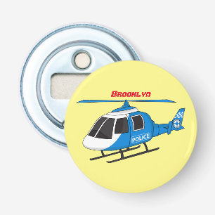 Niedliche Polizeiabteilung Hubschrauber Chopper Ca Flaschenöffner