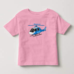 Niedliche Polizeiabteilung Hubschrauber Chopper Ca Kleinkind T-shirt