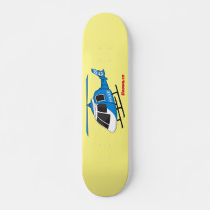 Niedliche Polizeiabteilung Hubschrauber Chopper Ca Skateboard