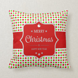 Niedliche Polka Dots Weihnachten Kissen