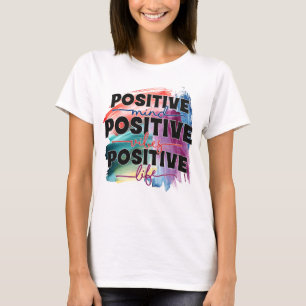 Niedliche positive Inspirationswortkunst T-Shirt