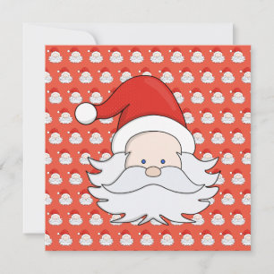 Niedliche Postkarte für den Weihnachtsmann
