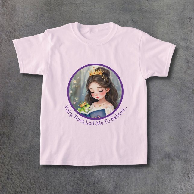 Niedliche Princess & Frosch Fairy Tale T-Shirt (Von Creator hochgeladen)