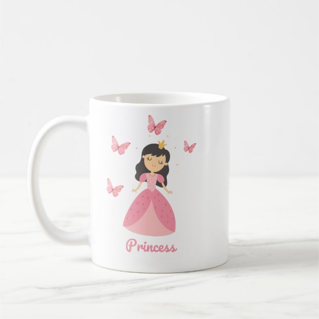 Niedliche Princess-Kaffee-Tasse Kaffeetasse (Links)