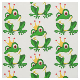 Niedliche Prinzessin Frog. Krone.Grün Stoff