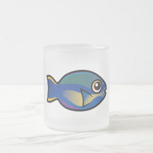 Niedliche Prinzessin Parrotfish Mattglastasse