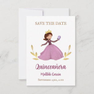 Niedliche Prinzessin Save The Date