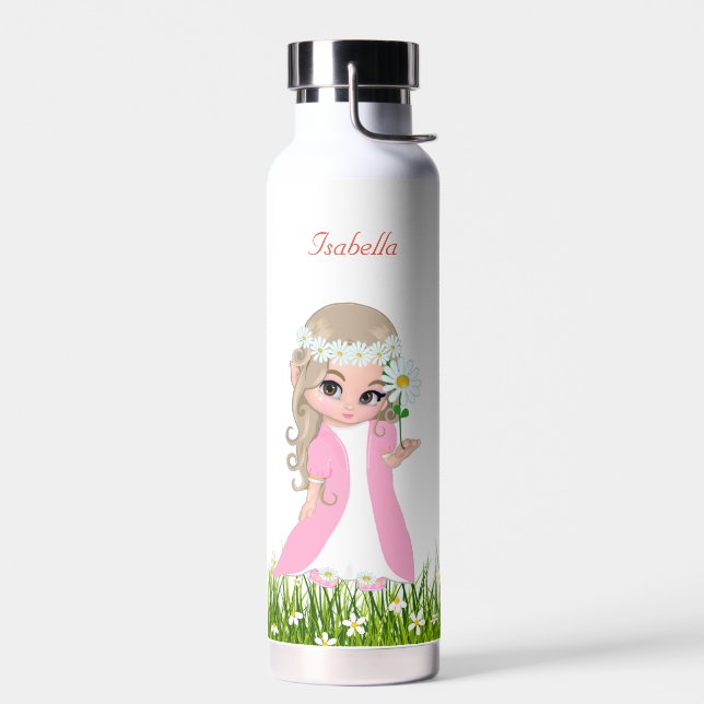 Niedliche Prinzessinnen und Blume Trinkflasche (Links)
