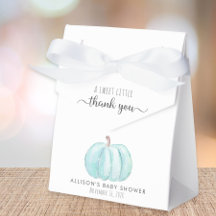 Niedliche Pumpkin Baby Boy Dusche Vielen Dank