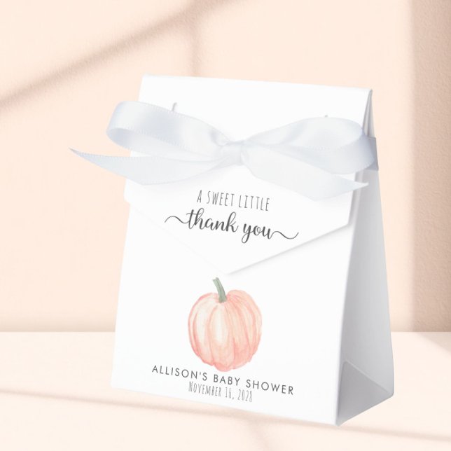Niedliche Pumpkin Baby Dusche Vielen Dank Geschenkschachtel (Von Creator hochgeladen)