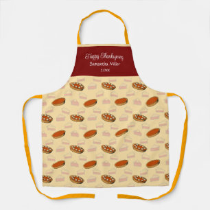 Niedliche Pumpkin Pies Pattern Erntedank Girft Ges Schürze