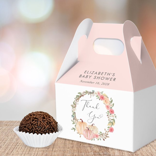 Niedliche Pumpkin Watercolor Kindermädchendusche D Geschenkschachtel (Von Creator hochgeladen)