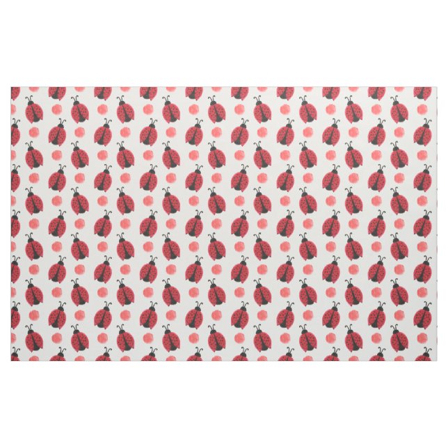 niedliche Punkte in Aquarellfarbe Stoff (Fat Quarter (45,7 x 55,9 cm))