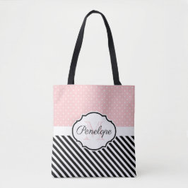 Niedliche Punkte und Streifen Tasche