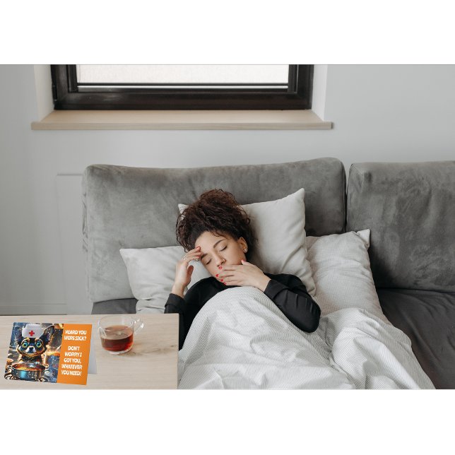 Niedliche Pup Cooking hörte, du wärest krank bekom Karte (Von Creator hochgeladen)